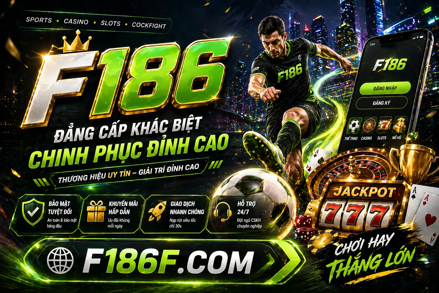 Hình ảnh chính f168vip app với các trò chơi đa dạng và ưu đãi lớn